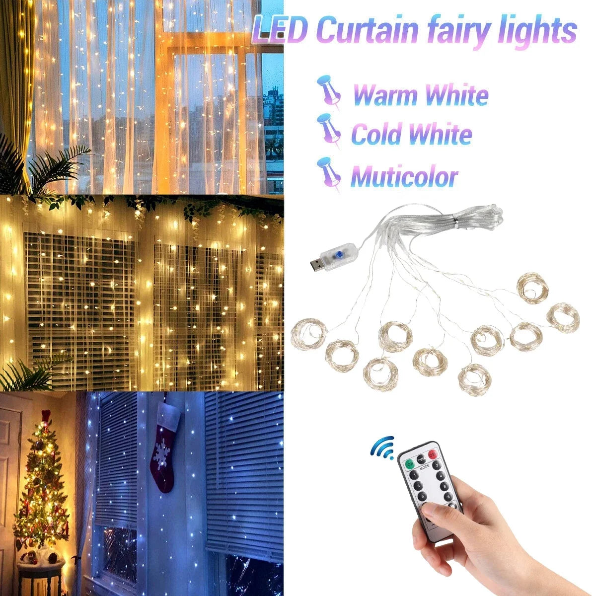 Curtain Garland Lights