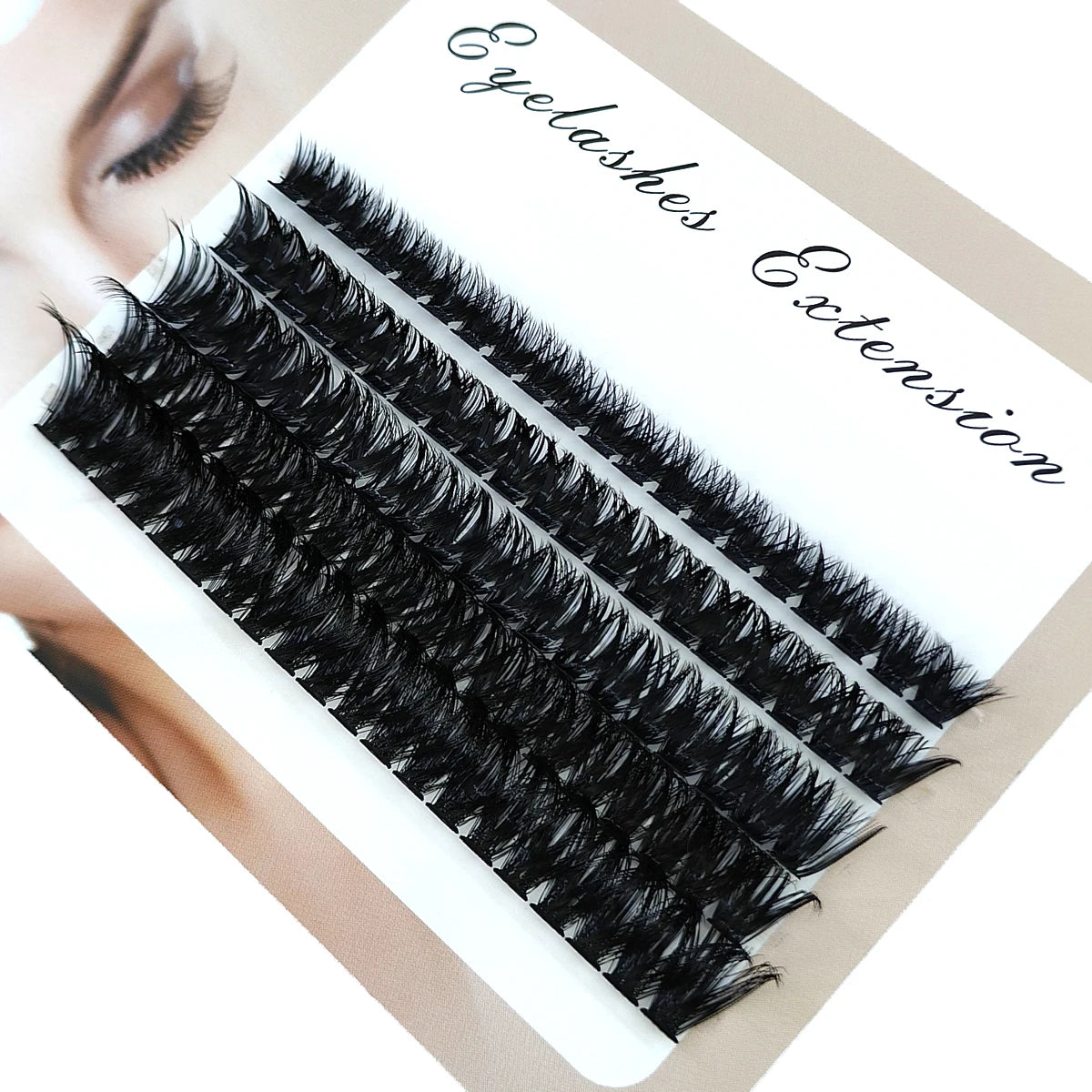 Fluffy Thick Eyelash Clusters