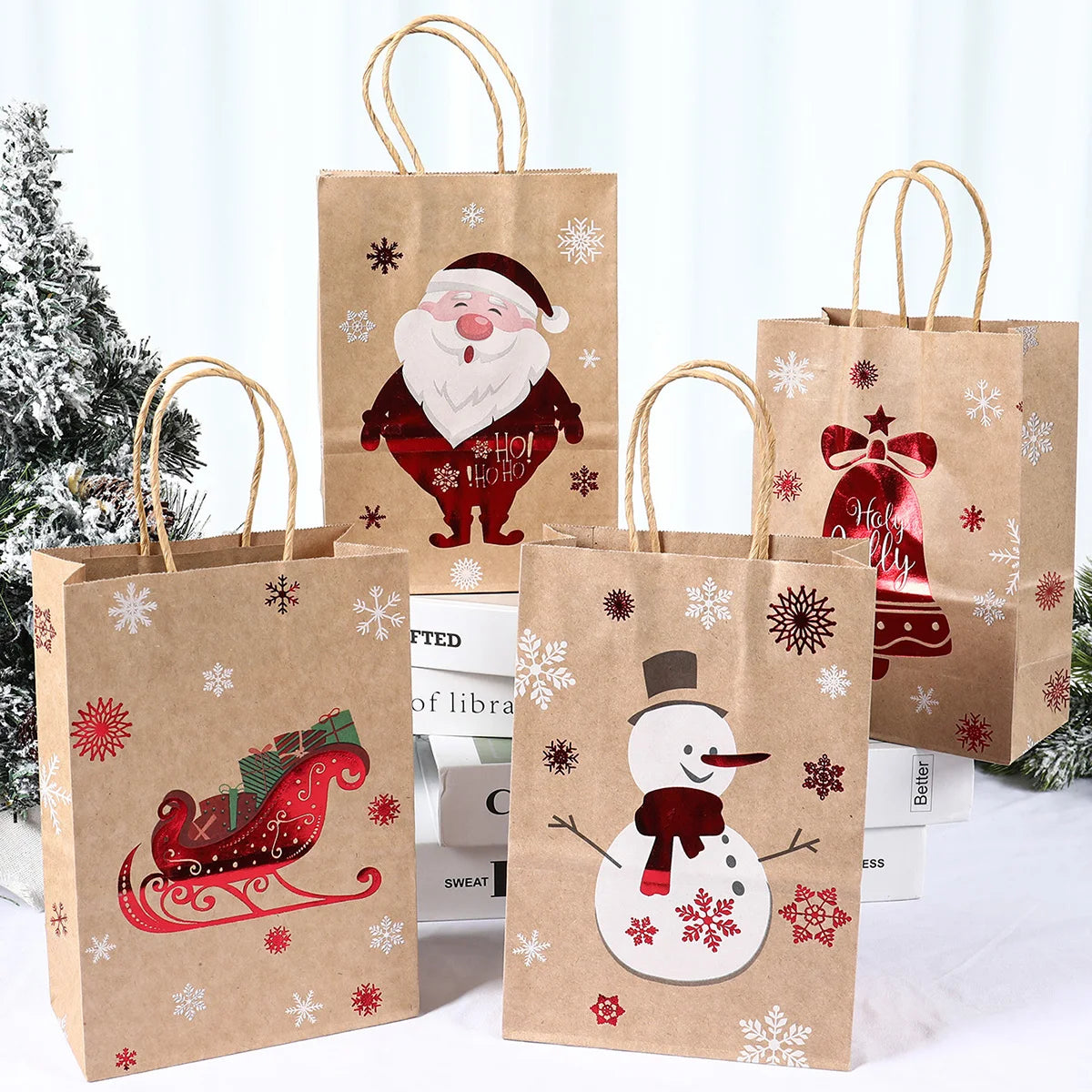 Christmas Paper Handbags