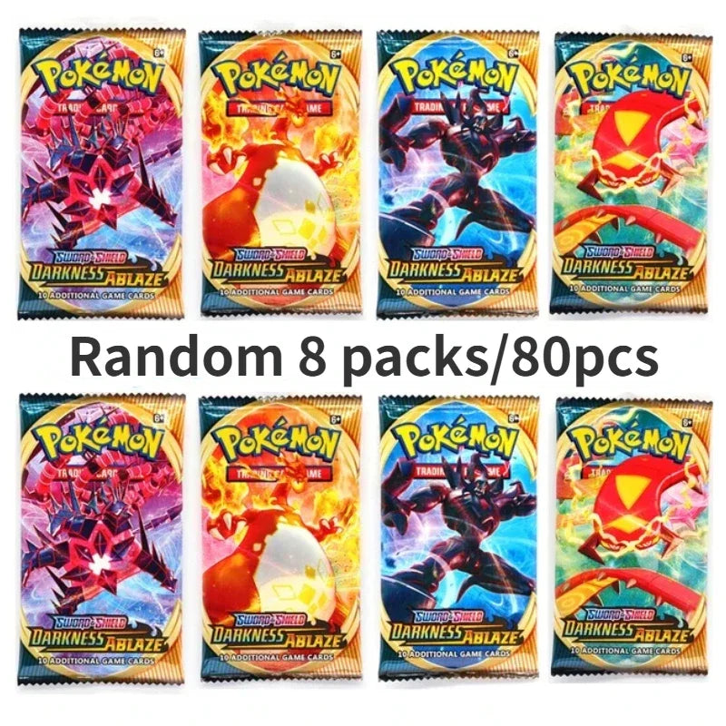 40/80 PCS Pokemon Cards Deck Box