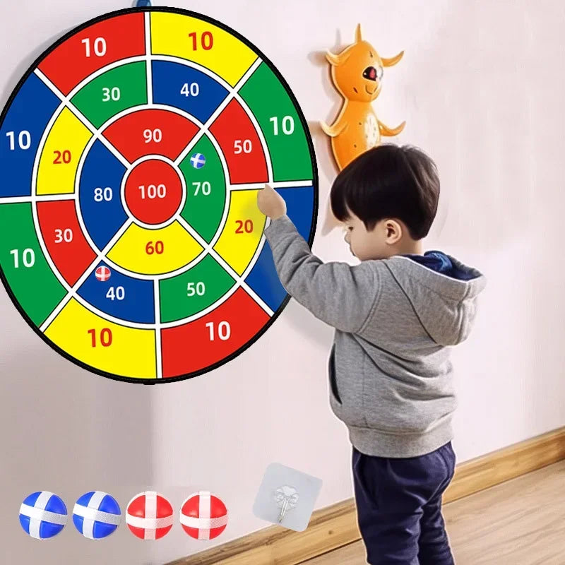 Dart Board with Sticky Balls  Game