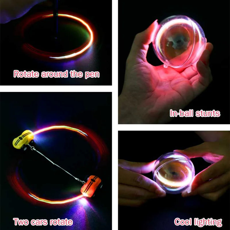 Luminous Mini RC Car with High-Speed and360 Degree Rotation