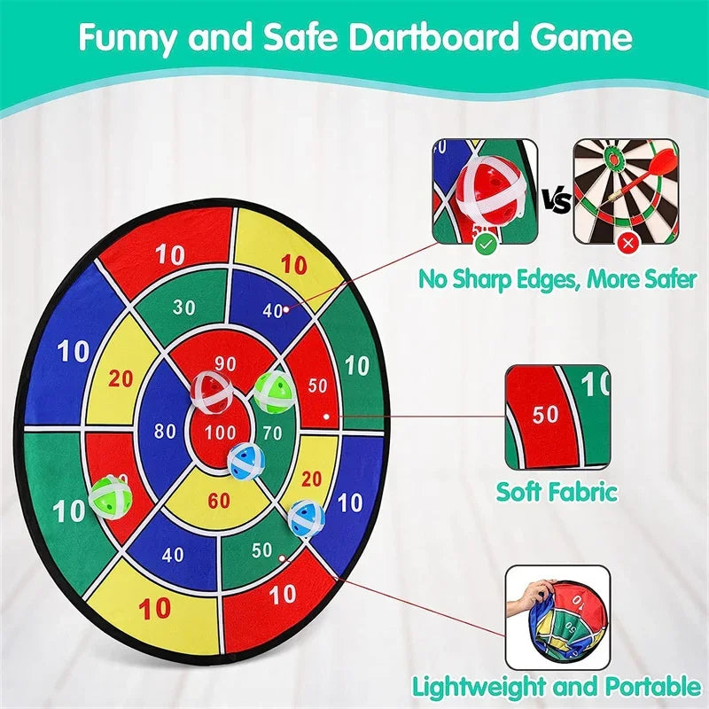 Dart Board with Sticky Balls  Game