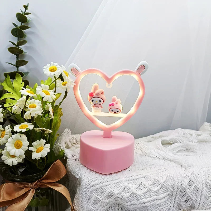 Heart-Shaped Mini Decorative Night Light lamp