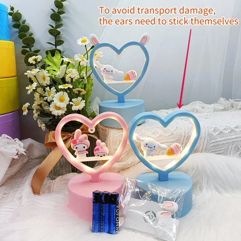 Heart-Shaped Mini Decorative Night Light lamp