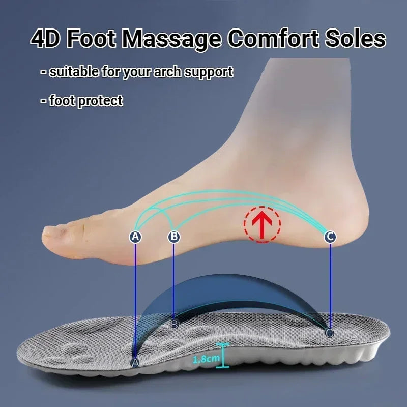 Super Soft Massage Shoes Insoles