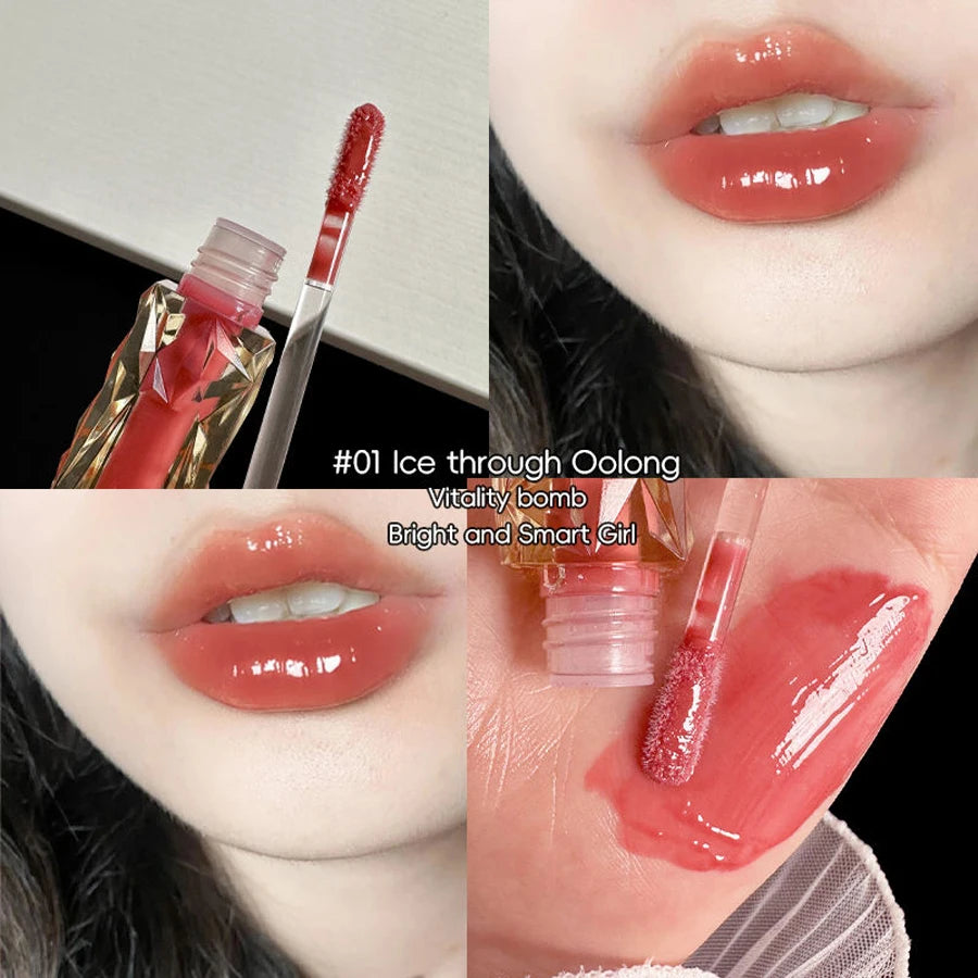 Long-lasting Moisturizing Water Glass Lip Gloss