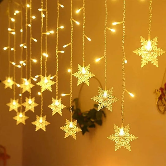 Snowflake LED String Lights