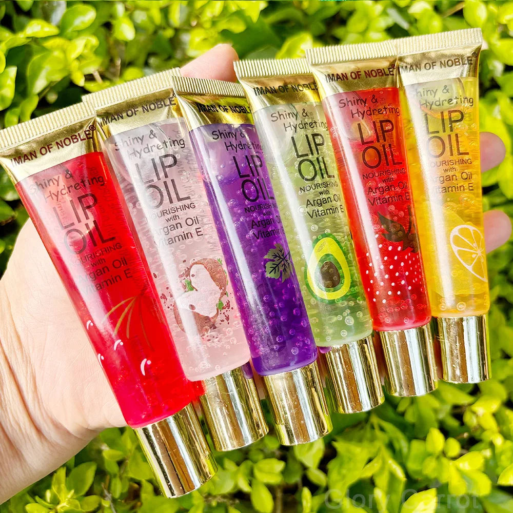 Fruit Flavour Lip Gloss Set with Vitamin E