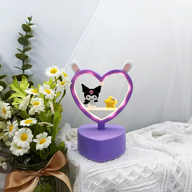 Heart-Shaped Mini Decorative Night Light lamp