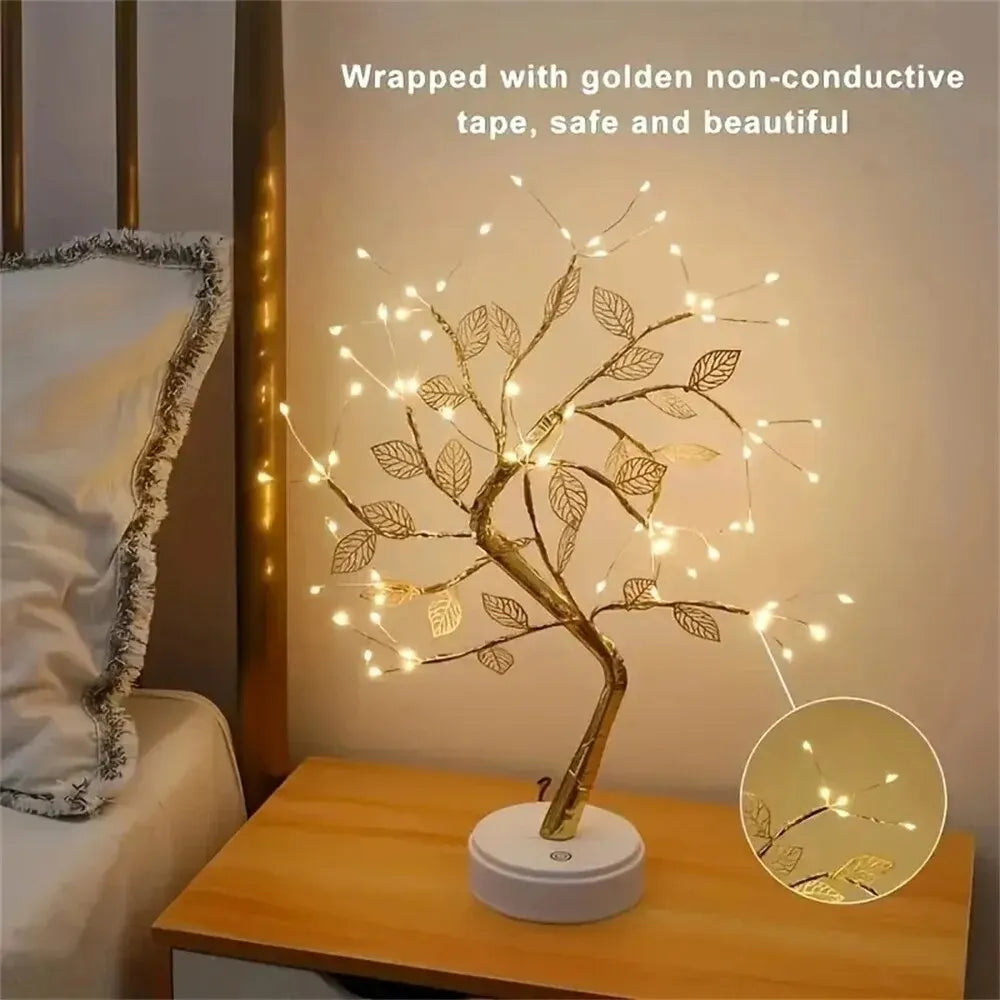 LED Light Tree Table Lamp